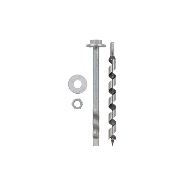 Grk Fasteners 1/2" Structural Bolt, Galvanized Steel, 7 in L, 24 PK 81272 - main